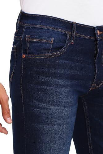 Allen Solly Men's Skinny Jeans (ALDNASKFM53980_Navy