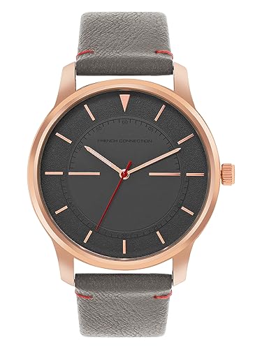 French Connection Caesar Grey Round Analog Watch for Men - FCN00053D