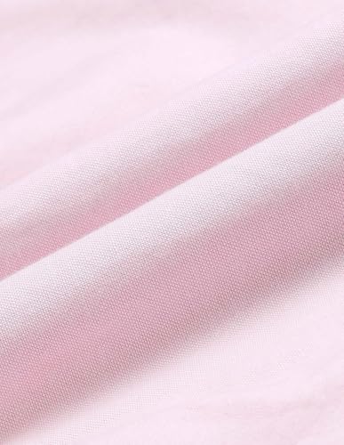 U.S. POLO ASSN. Girl's Cotton Fit and Flare Mini Dress (UGSS25DRS230 Pink