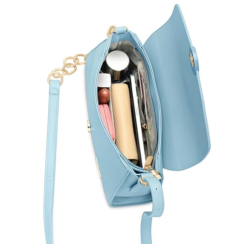 Fastrack Structured Monochrome Sling Bag for Women, Girls and Ladies | with Semi-Chain Strap