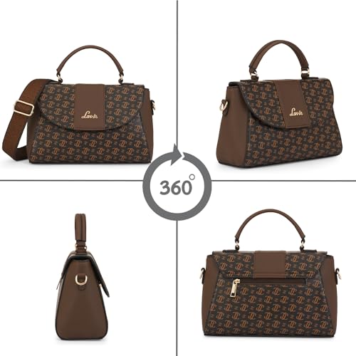 Lavie Women's Beech Flap Satchel Bag | Satchel Handbag for Work | Ladies Purse | Stylish Shoulder Bag | Gift for Women