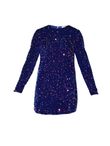 ONLY Women's Polyester Shift Mini Dress (15278822-Surf The Web_Surf