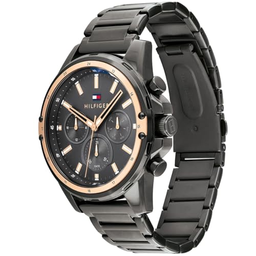 Tommy Hilfiger Mason Grey Steel Men's Multi-Function Watch 1791790