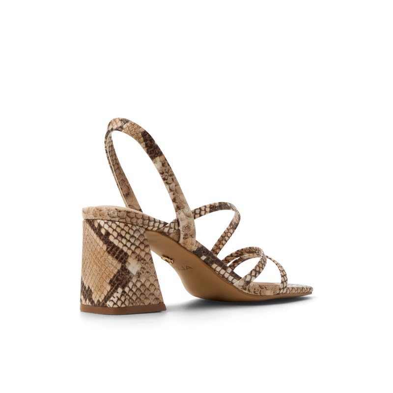 Aldo ATLANTICUS-IN967 Women Brown Multi Block Heel Sandals