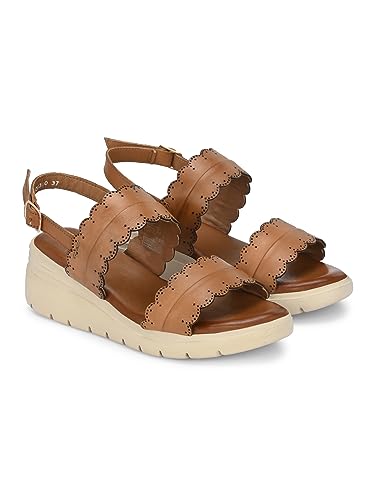 Delize Light Leather comfort Wedge Women's Tan 61330-39