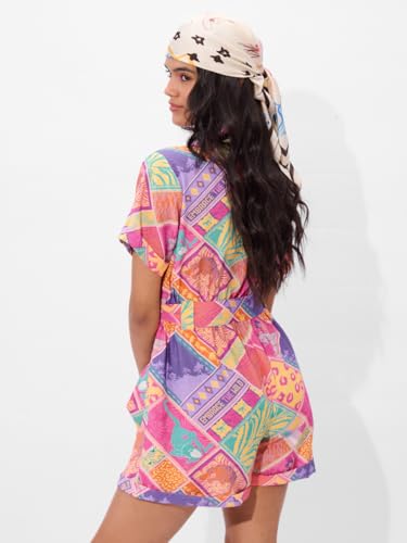 The Souled Store Jungle Vibes Cotton Jumpsuit for Women and Girls