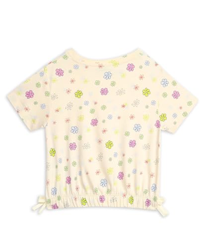 PUMA Girls, Classics Bubble Bloom Tee G, Creamy Vanilla, 98, (68659333)