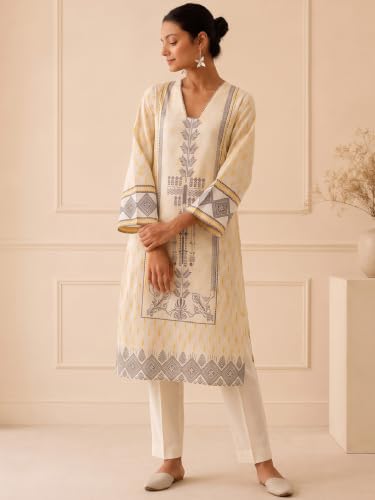 Varanga Golden Bloom Silk women's kurta set