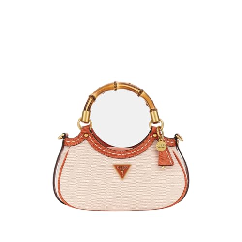 Guess Printed Orange Women Handbag