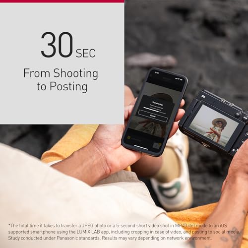 Panasonic LUMIX S9 Full-Frame Mirrorless Camera with S 18-40mm F4.5-6.3 Lens, Compact, Lightweight Body, Perfect for Social Media and Travel, Digital Cameras for Photography, DC-S9NK