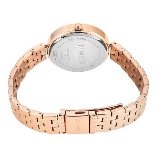 TIMEX White Round Dial Analog Women's Watch - TWEL22602