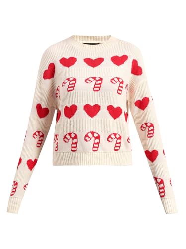 VERO MODA Womens Acrylic Round Neck Sweater