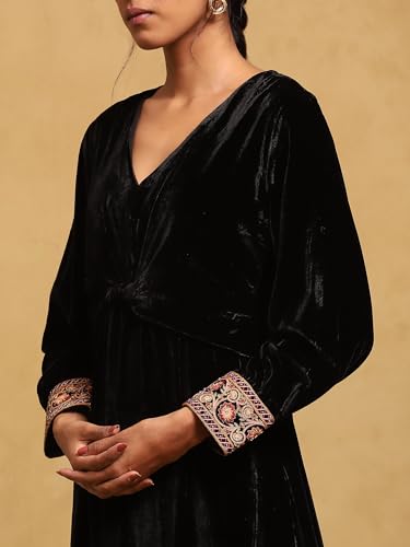 Ritu Kumar Black Solid Dress