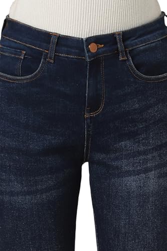 Van Heusen Women Navy Light Wash Skinny Fit Jeans