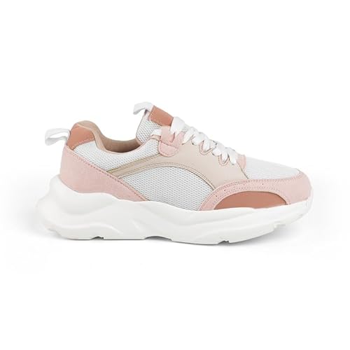 tresmode NORDI Pink Women's Sneakers in Size 7 UK / 40 EU