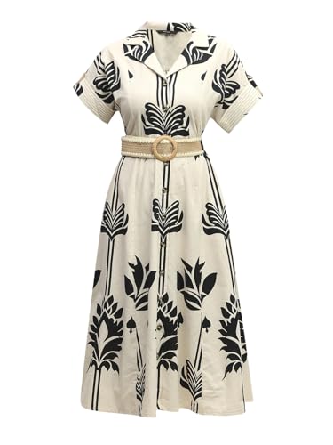 VERO MODA Womens Midi Dress Ecru