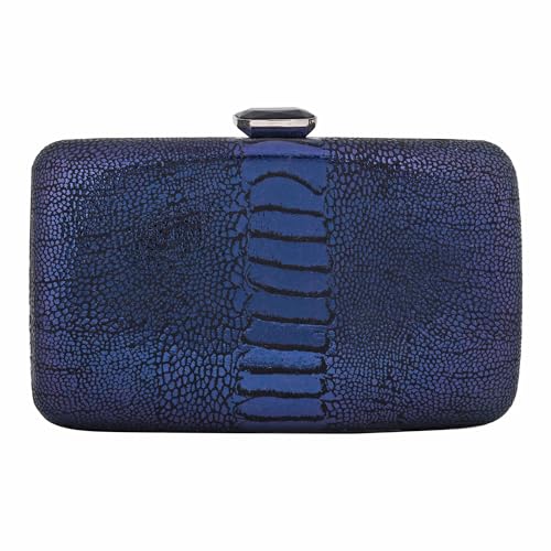 Lino Perros Womens Navy Clutch