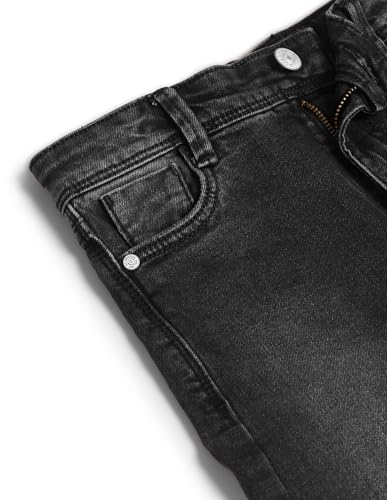 U.S. POLO ASSN. Kids Flared fit Girls Cotton Jeans (UGJENON0019_Black_8-9Y)