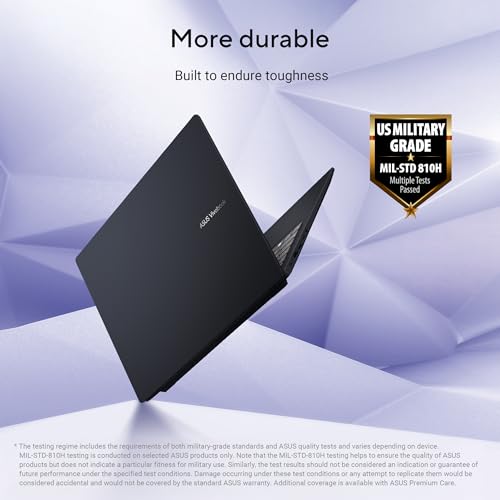 ASUS Vivobook 16, Snapdragon X Processor,(Qualcomm Adreno iGPU/16GB RAM/512GB SSD/Windows 11 Home/MS Office 365 Basic (1Year)*/16" FHD+/AI PC/Quiet Blue/1.88 kg), X1607QA-MB049WS