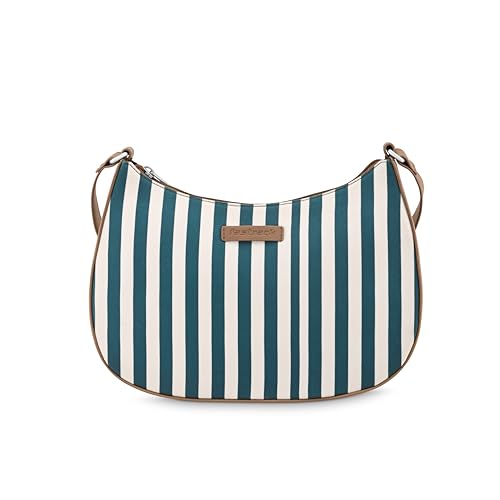 Fastrack Striped Crescent Casual Sling Bag for Women, Girls and Ladies