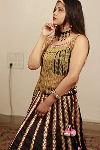 Lally Creation Designer Hand made Blouse and Lehenga