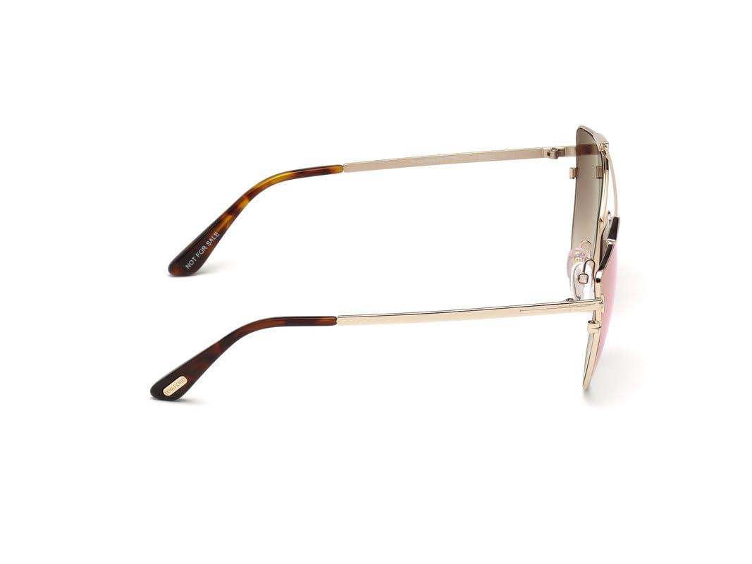 Tom Ford FT0563 33G Gold Jacquelyn Cats Eyes Sunglasses Lens Category 2 Lens Mi