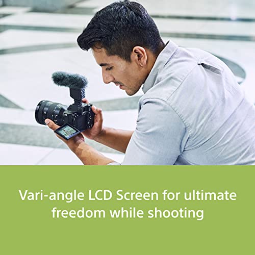 Sony Alpha ILCE-7M4K Full-Frame Hybrid Camera 33MP Interchangeable-Lens Mirrorless Camera with 28-70mm Digital Zoom Lens | 4K 60P Video Recording | Real-Time Eye AF for Humans, Birds, Animals - Black