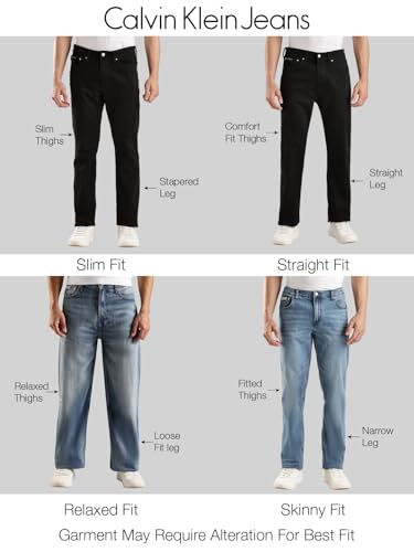 Calvin Klein Jeans Men's Fitted Jeans (4RD728G01D-28_Merlot