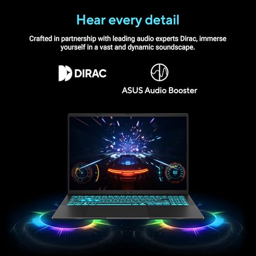 ASUS Gaming V16 (2025), 14th Gen,Intel Core 7 240H Gaming Laptop(RTX 5050-8GB/16GB RAM/512GB SSD/FHD+/16"/144Hz/Backlit Keyboard/Windows 11/M365*/Office Home 2024/Matte Black/1.95 Kg) V3607VH-RP038WS