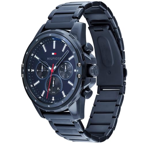 Tommy Hilfiger Mason Blue Steel Men's Multi-Function Watch 1791789