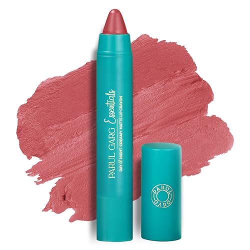 Parul Garg Beauty Creamy Matte Lip Crayon | Soft Matte & Hydrating Formula with Almond Oil & Vitamin E | Rich Pigment & Comfortable Wear | 100% Vegan (Influencer)