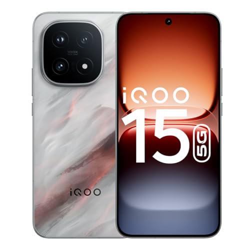 iQOO 15 (Apex 2026, 12GB RAM, 256GB Storage) |Fastest Snapdragon 8 Elite Gen 5 Processor* | Samsung 2K M14 Lead OLED Display | Origin OS 6 with Personalized AI Features