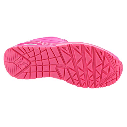 Skechers Women's Uno - Stand On Air Sneaker, Hot Pink, 9.5