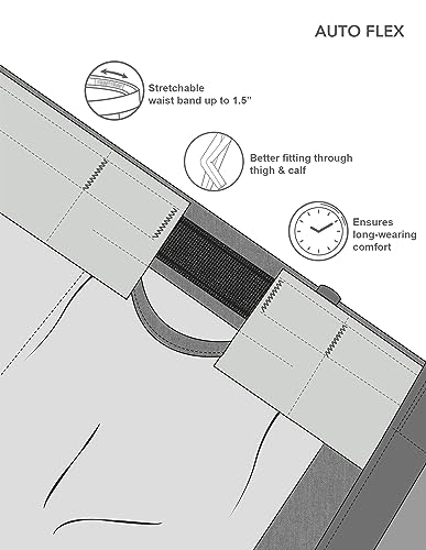 Mid Rise Autoflex Trousers
