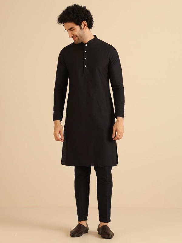 KISAH Sherwani Set for Men – Silk Blend Woven Jacquard Indo Western Sherwani with Kurta and Trouser | Designer Ethnic Outfit for Weddings & Festivals, Burgundy, 42