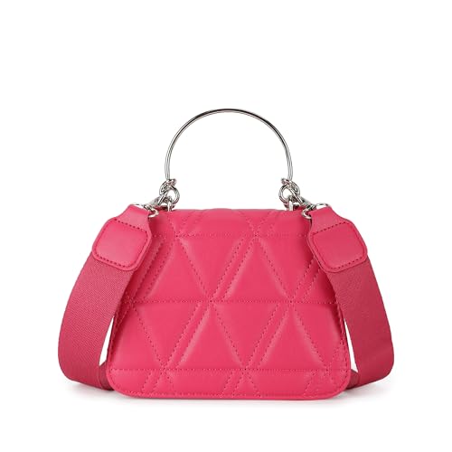 Fastrack Quilted Sling Bag For Womens and Girls | Stylish and Chic Handbag for Girls | Crafted from Premium Semi PU Leather