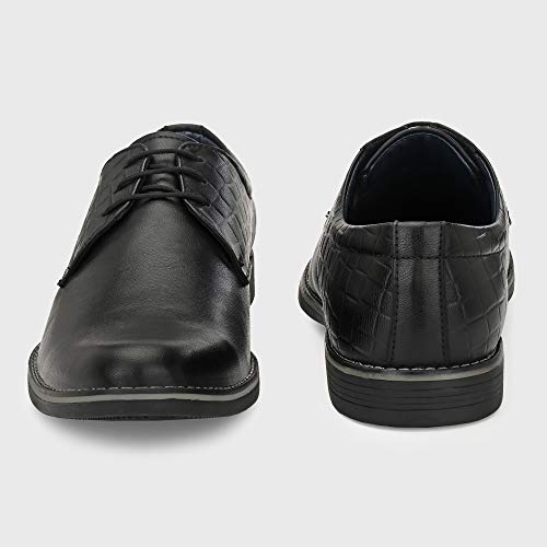 Centrino Men's Formal Black Shoes