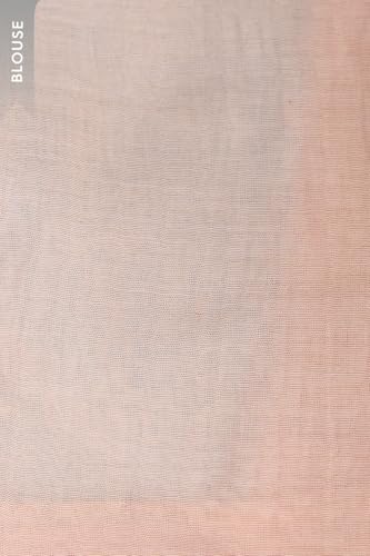 Taneira Women Off White Printed Pure Silk Cotton Saree with Unstitched Blouse Piece (SPH08F00024-Off White)