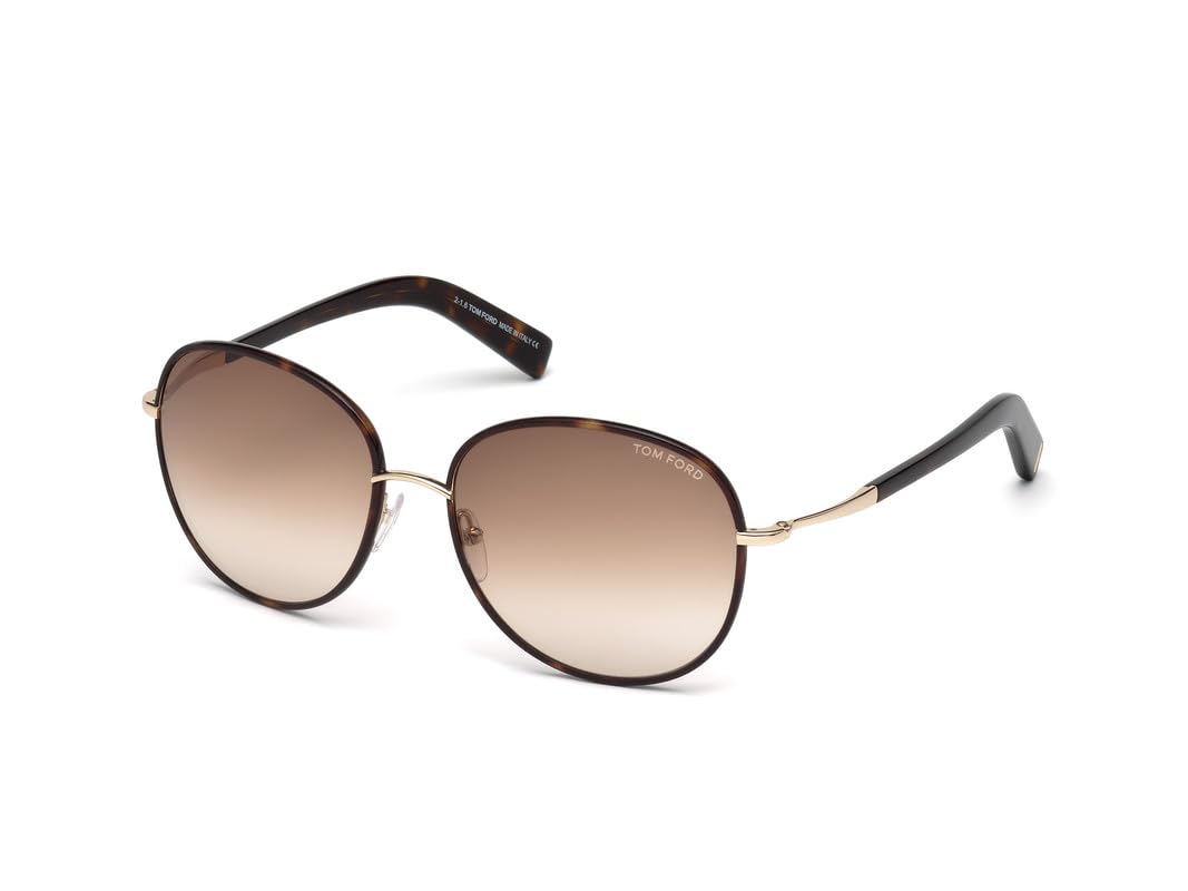 Tom Ford UV Protected Brown Geometric Full rim Sunglasses for Women - FT0498 59 52F