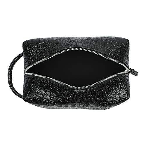 Bagsy Malone Stylish Vegan Leather Multipurpose Pouch (Black)