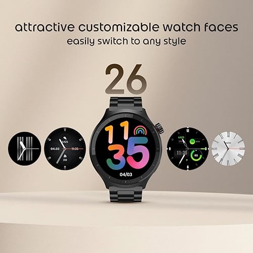 Motorola Moto Watch, 1.4 OLED, AOD, Auto-Brightness, Dual Band GPS, Powered by Polar Smartwatch (Matte Silver/Matte Silver Band Strap, Free Size)