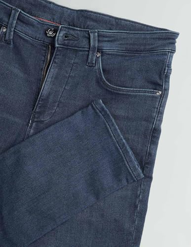 Arrow Newyork Men's Soho Slim Tapered Fit Stone Washed Jeans