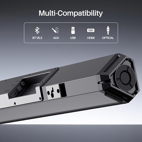 Boat Aavante Bar 3200D Pro, Dolby Audio, 400W Sound, Wireless Satellite Speakers, 5.1CH, DSP for Crystal Clear Sound, Bluetooth Sound bar, Home Theatre Soundbar Speaker (Premium Black)