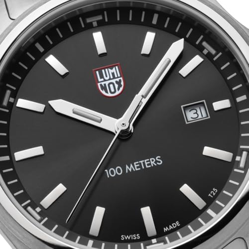 Luminox - Dress Field - Mens Field Watch - Watches for Men - 43mm - Swiss Quartz - 100M Water Resistant - Sapphire Crystal - Stainless Steel Case - Always Visible - Swiss Made, X3.BE21