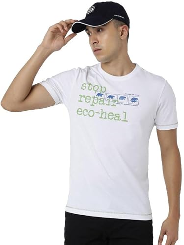 Men Reverse The Ratio Panda T-Shirt White