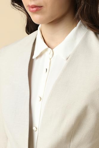 Allen Solly Women Beige Blazer