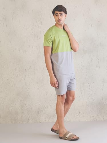 Sweet Dreams Men's Colorblocked Shorts Set