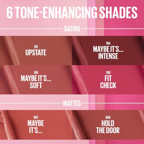 Maybelline New York Maybelline Serum Lipstick (Satin), 106 Maybe (Pack of 3)