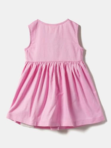 nauti nati Cotton Nautinati Girls' Dress Knee-Length Casual NN321-050_Pink