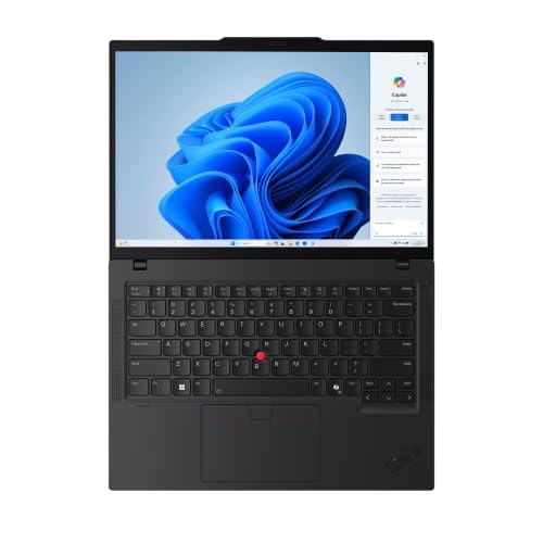 Lenovo ThinkPad T14 Intel Core Ultra 7 155U 14" WUXGA IPS 400 Nits Thin and Light Laptop (32GB RAM/1TB SSD/Windows 11 Pro/Fingerprint/Black/3Y Premier Support/1.38 kg), 21MLS04600